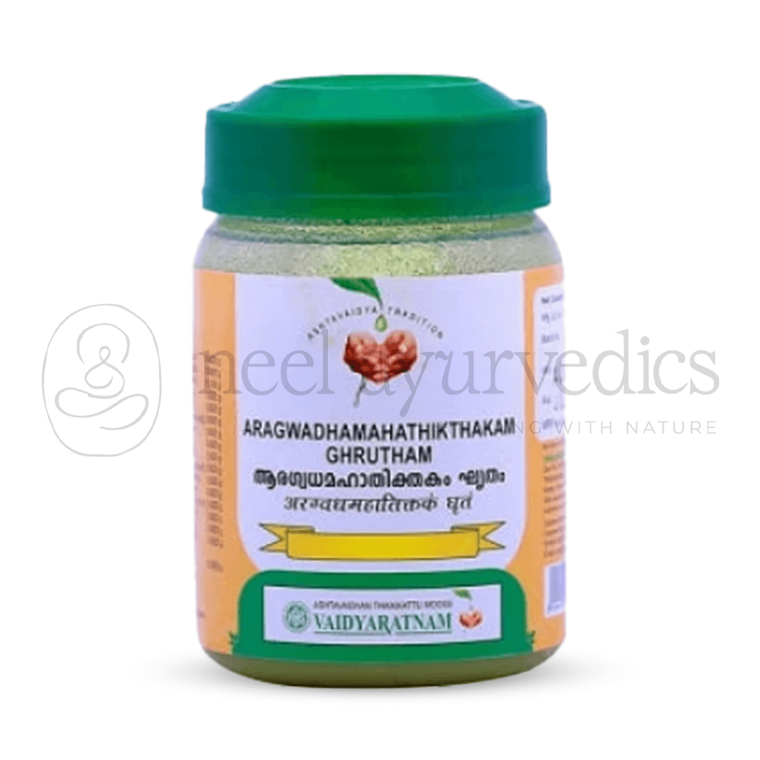 Vaidyaratnam Aragwadamahathikthakam Ghrutham – 150 Gm