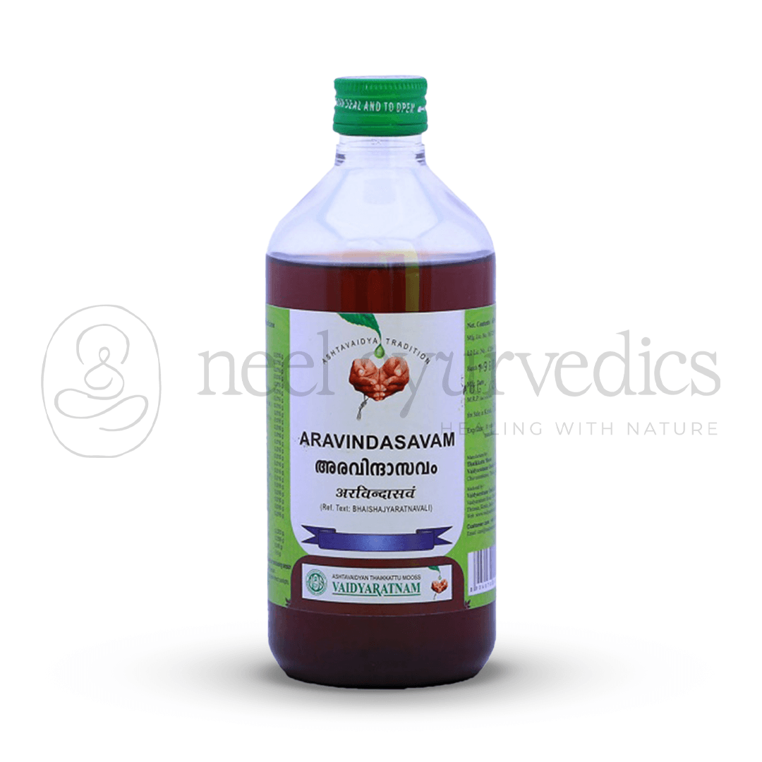 Vaidyaratnam Aravindasavam – 450 Ml