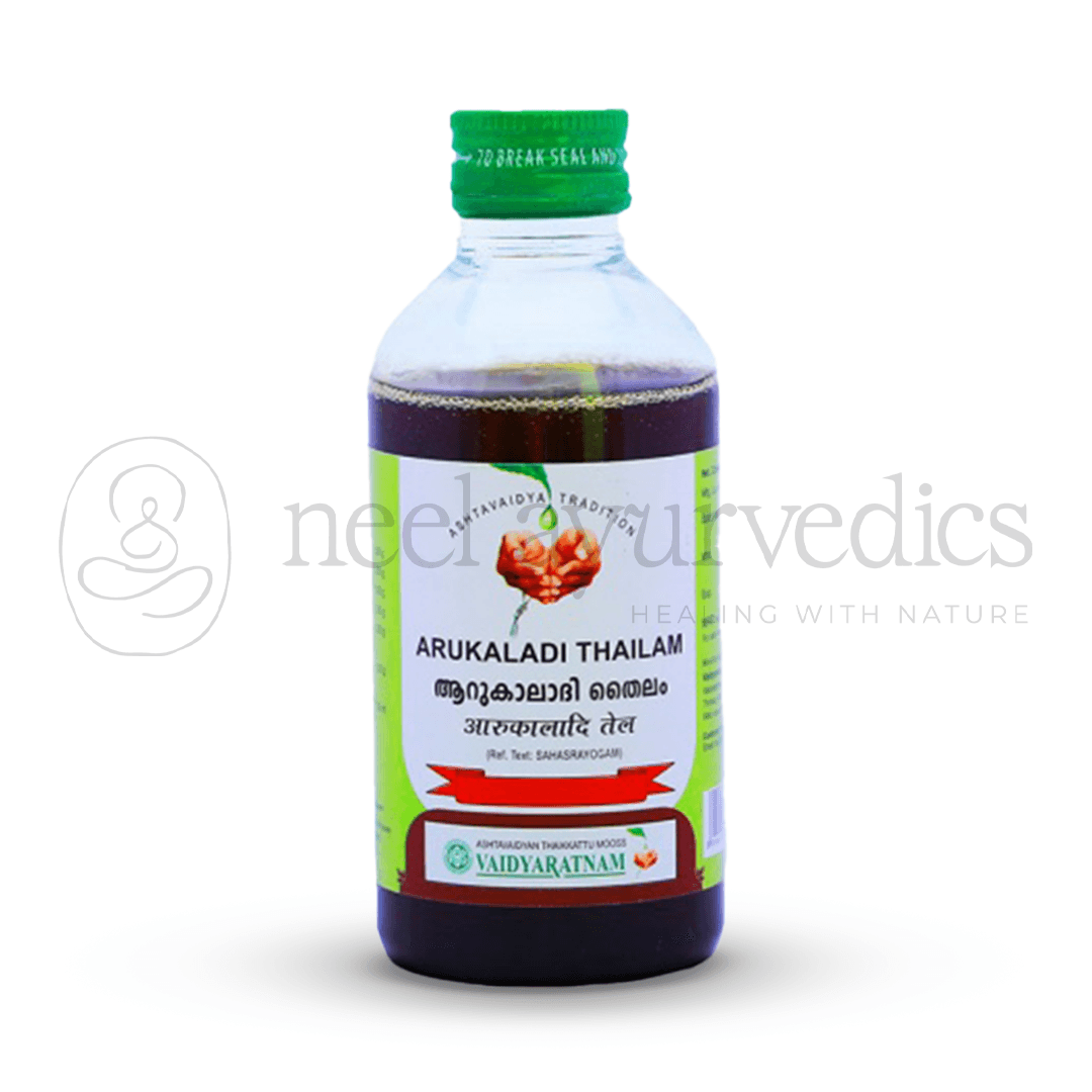 Vaidyaratnam Arukaladi Thailam – 200 Ml