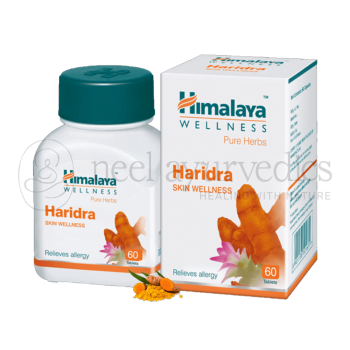 Himalaya Haridra Tablette - 60 Tab | Pour réduire les symptômes d'allergie