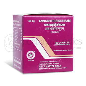 Kottakkal Arya Vaidya Sala Annabhedisinduram Capsule – 100 Cap