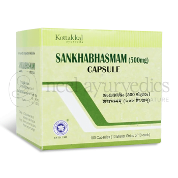 Kottakkal Arya Vaidya Sala Sankha Bhasmam Capsule - 100 Cap