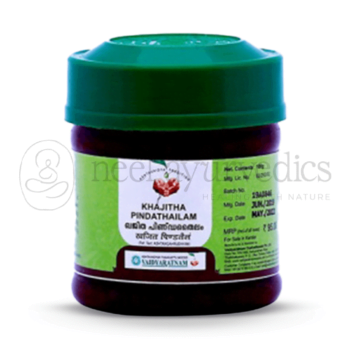 Vaidyaratnam Khajitha Pinda Thailam – 100 Ml