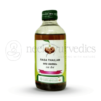 Vaidyaratnam Rasa Thailam – 450 ml