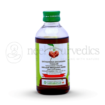 Vaidyaratnam Sathahwadi Anuvasana Thailam – 200 Ml
