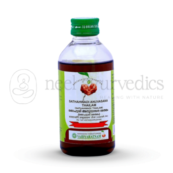 Vaidyaratnam Sathawadi Anuvasana Thailam – 200 Ml
