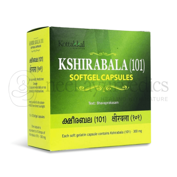 Kottakkal Arya Vaidya Sala Kshirabala (101) Capsule de gel souple – 100 capsules