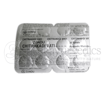 Zandu Chitrakadi Vati – 40 Tab | Idéal pour l'indigestion et la constipation