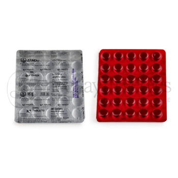 Zandu K-4 Tablet – 30 Tab | Pour les infections des voies urinaires et les calculs rénaux