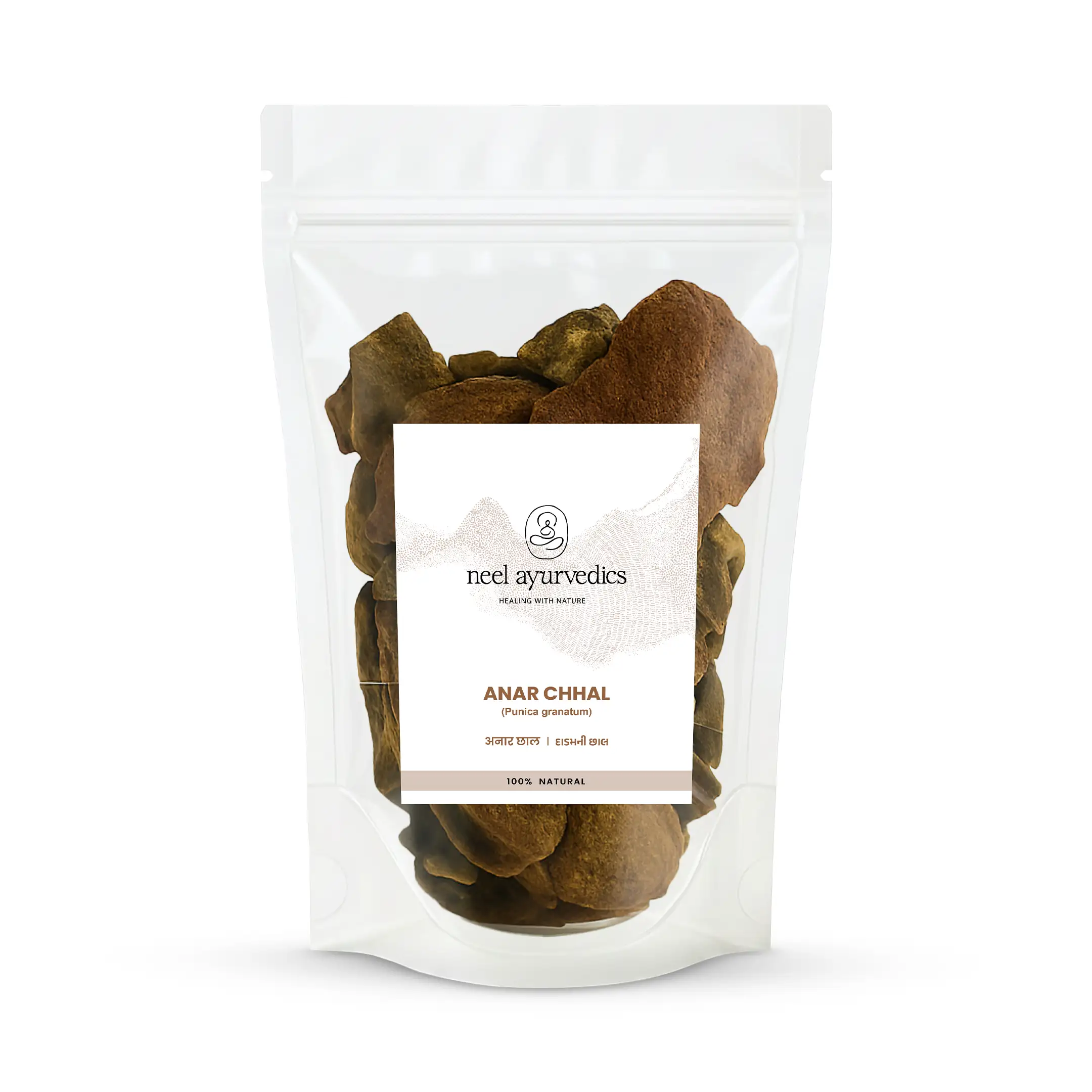 Anar Chhal Whole Herbs Mockup Neel Ayurvédique Anar Chilka