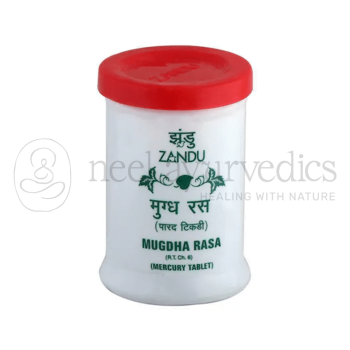 Zandu Mugdha Rasa (Mercury Tablet) – 35 Tab | Pour protéger les grains des insectes