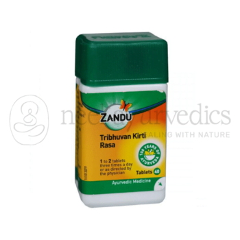 Zandu Tribhuvan Kirti Rasa – 40 Tab | Pour la santé digestive
