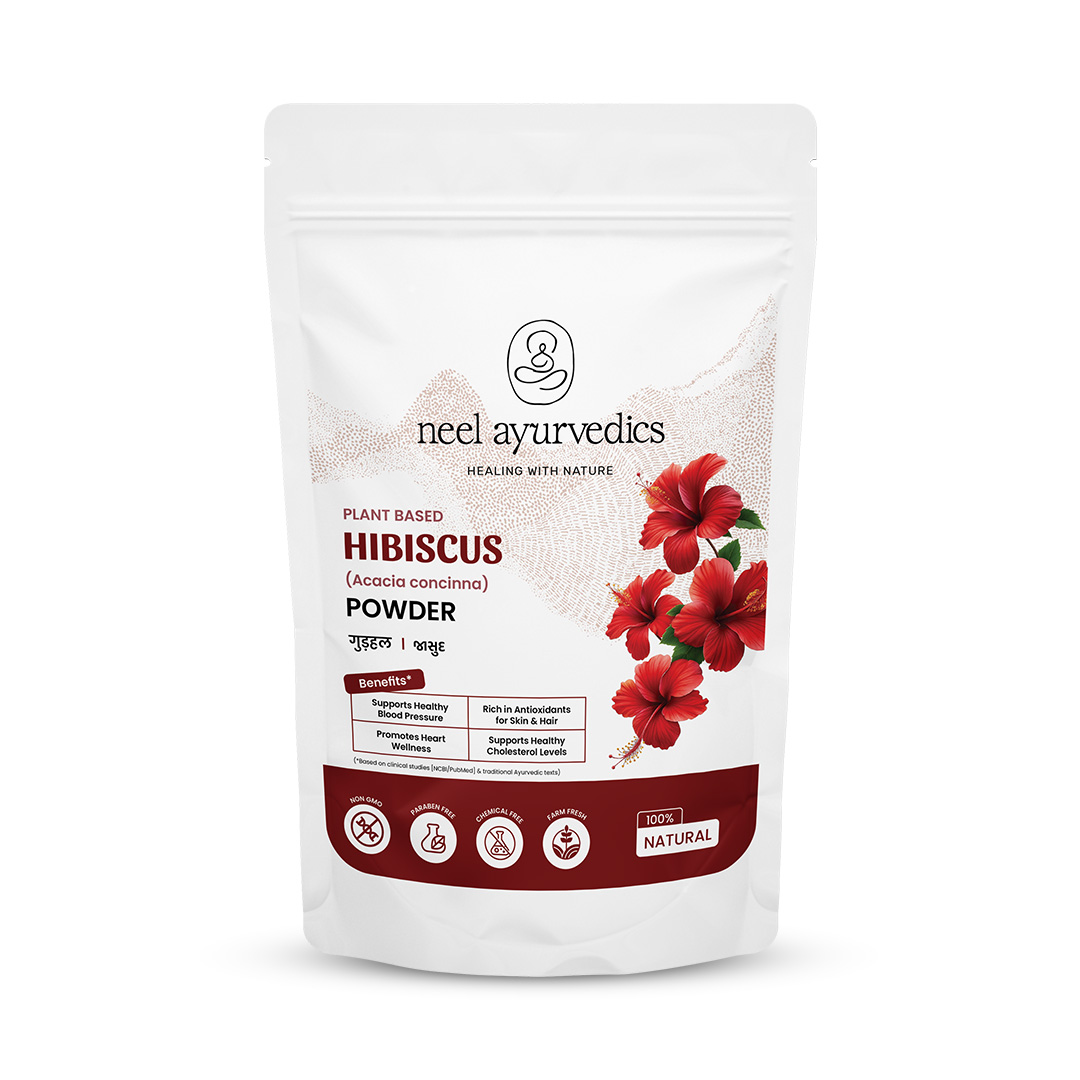 1 Jasud (hibiscus) Powder Mockup Jasud Phool Churna