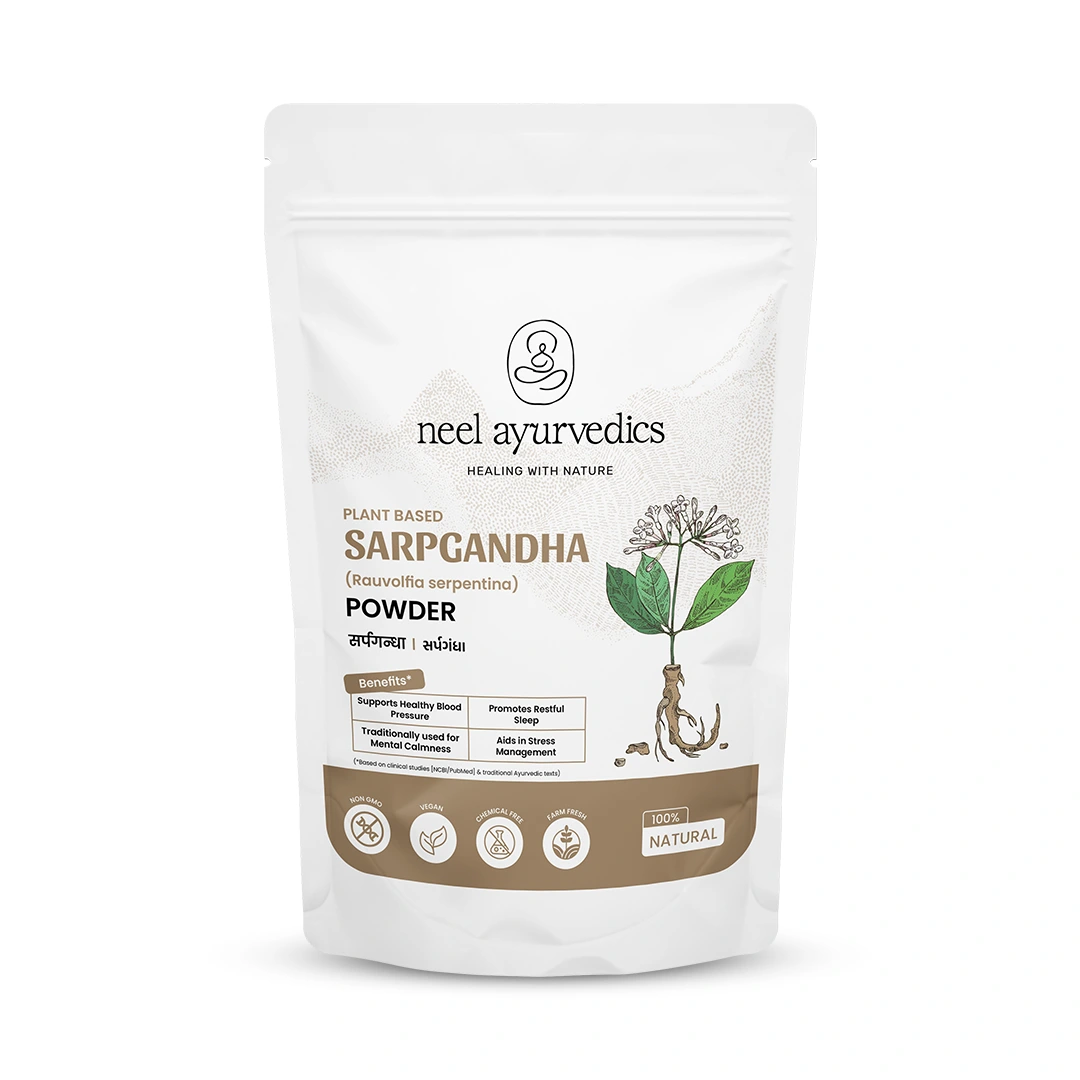 1 Sarpgandha Powder Mockup Neel Ayurvédique Sarpgandha Poudre
