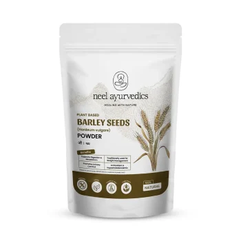 Neel Ayurvédique Jau Poudre , poudre de Jau, farine d'orge, Jau Atta | Hordeum vulgare | Poudre de graines d'orge