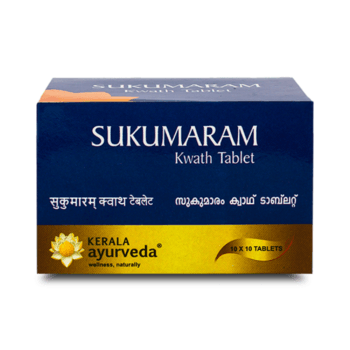 Kerala Ayurveda Sukumaram Kwath Comprimés – 100 Tab
