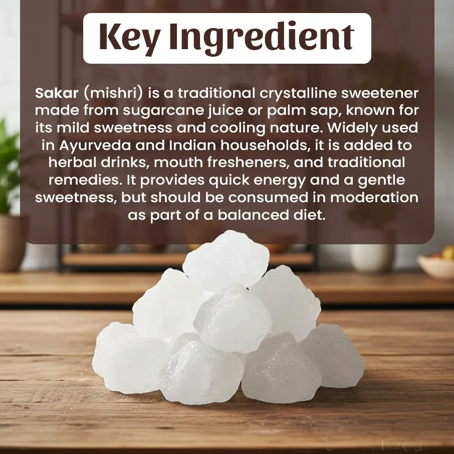 4 Sakar Powder Ingredient