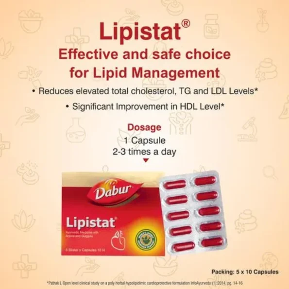 Dabur Lipistat – 10 Caps