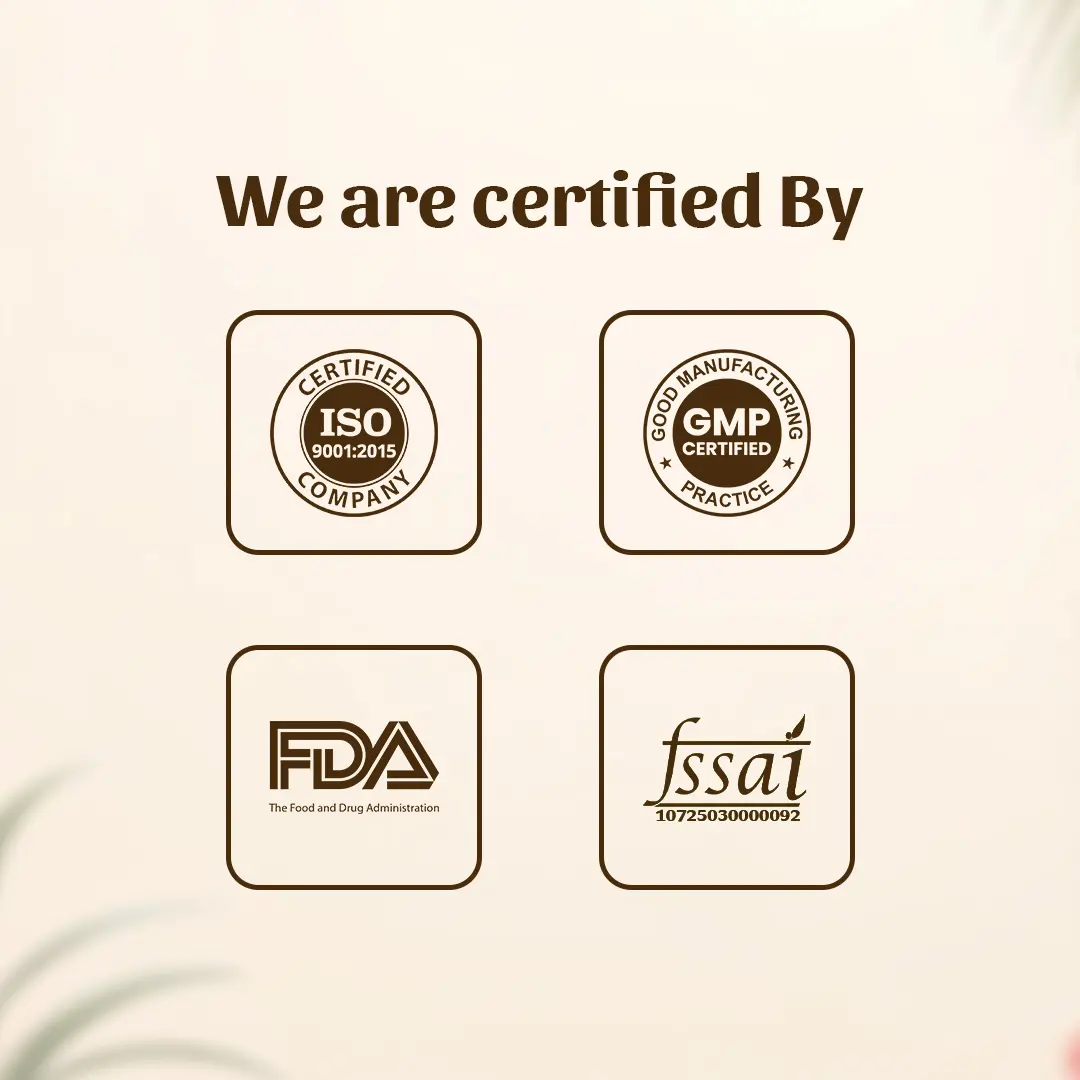 6 Gond We are certified By