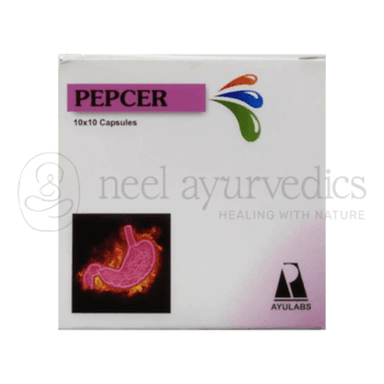 Ayulabs Pepcer Capsule – 100 Cap Holistic Relief for Digestive Distress