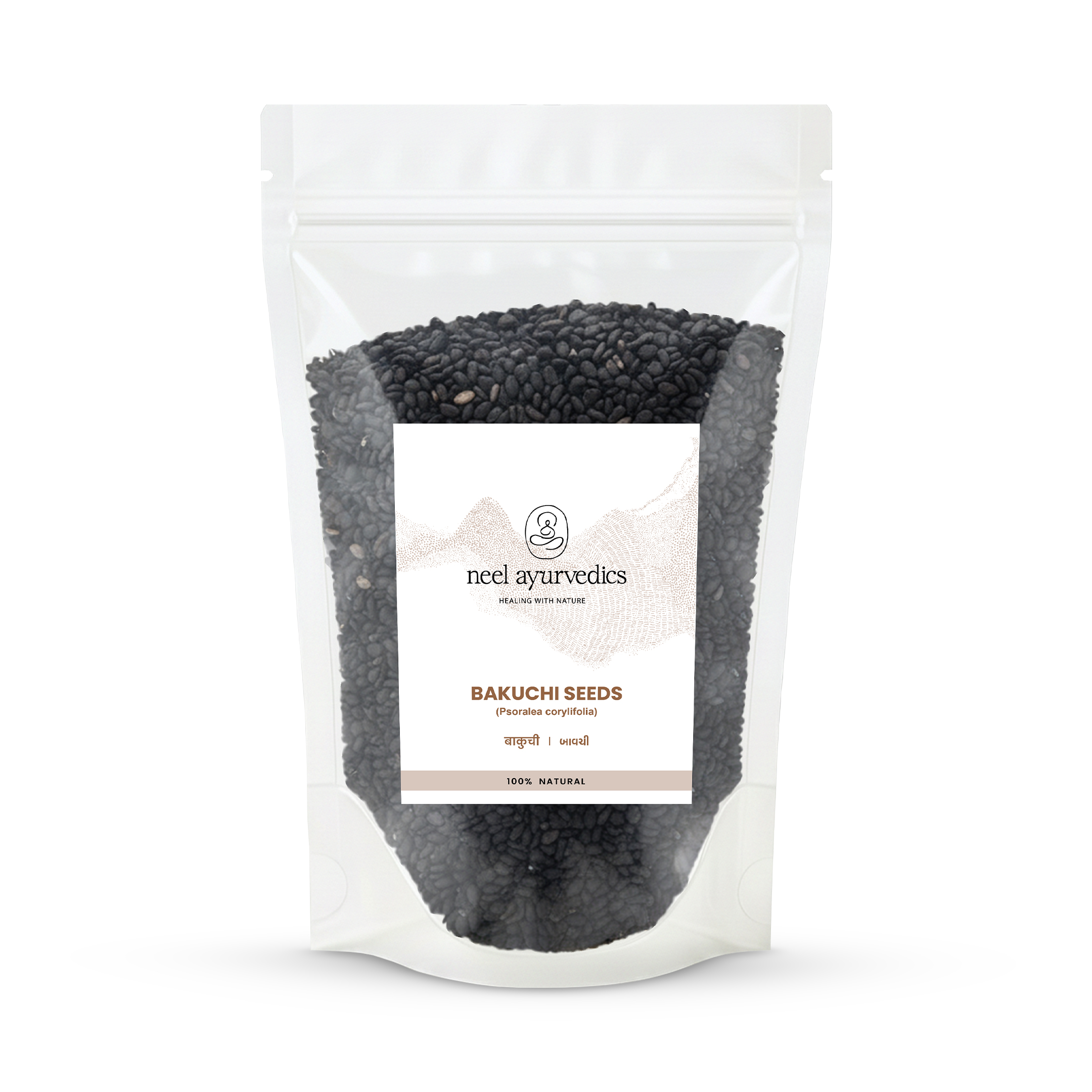 Bakuchi Seeds Whole Herbs Mockup