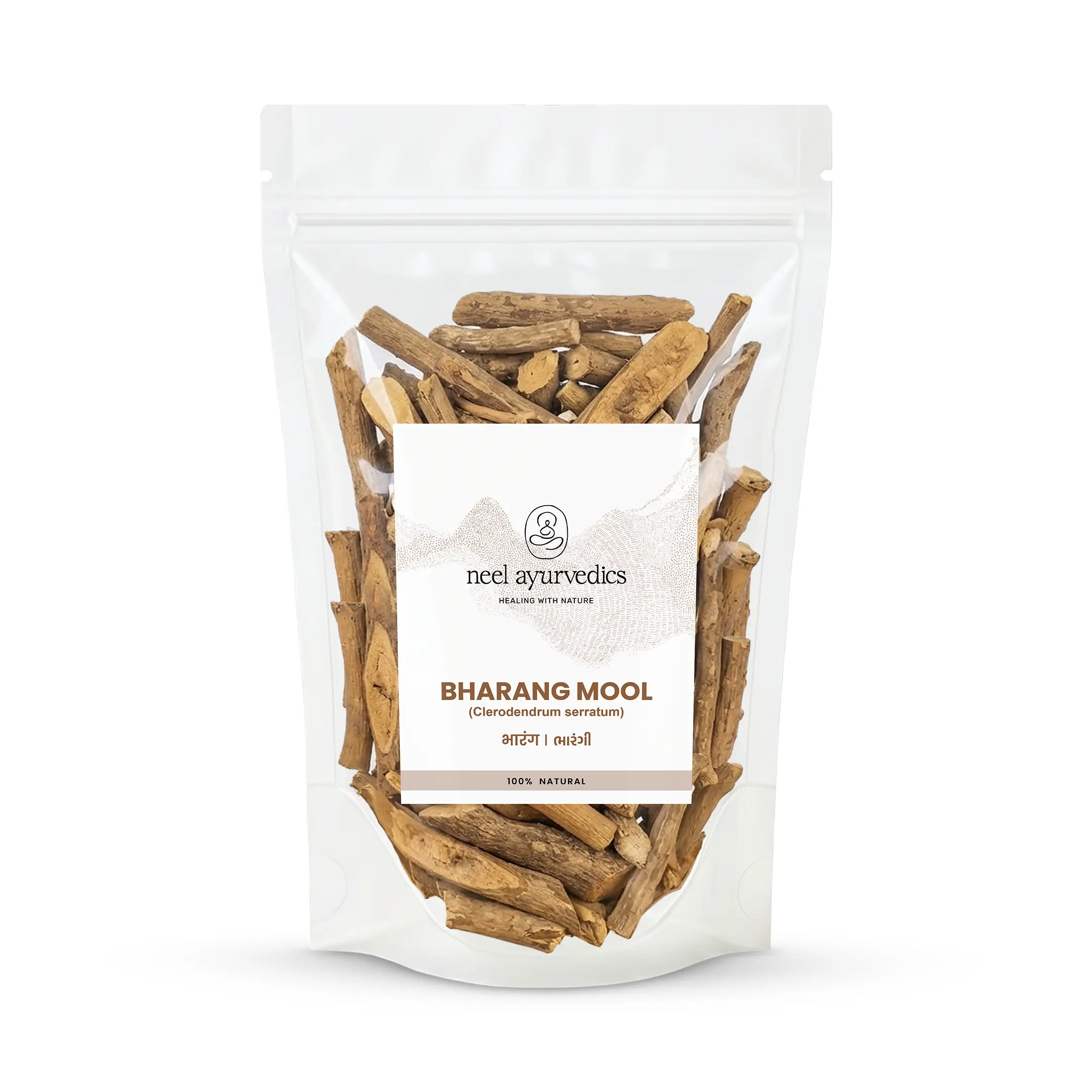 Bharang Mool Whole Herb Mockup Neel Ayurvédique Bharangmool
