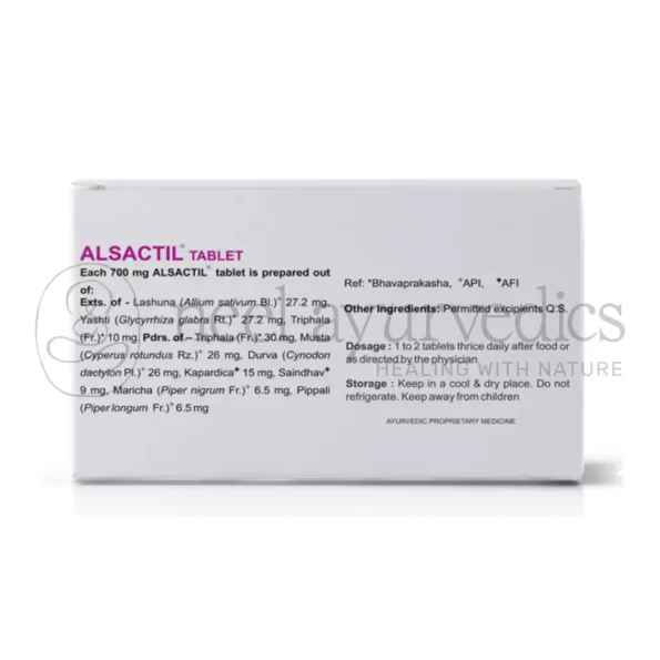 Kerala Ayurveda Alsactil Tablet – 100 Tab2