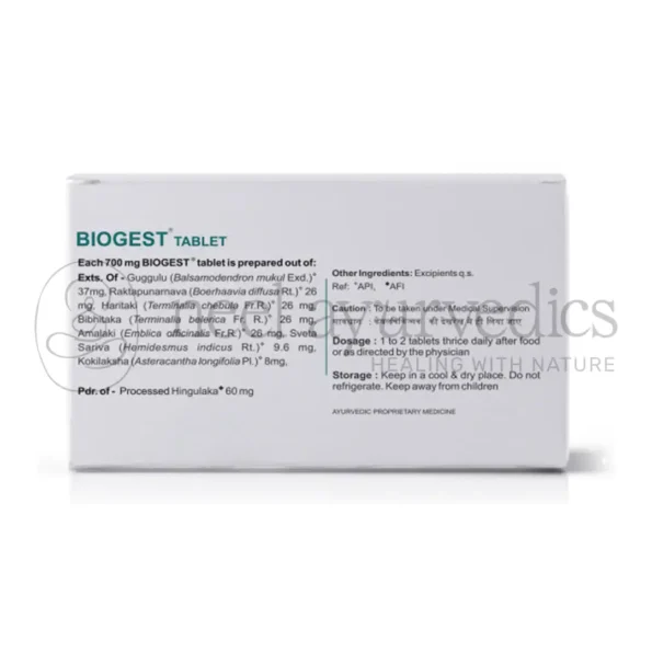 Kerala Ayurveda Biogest – 100 Tab 1