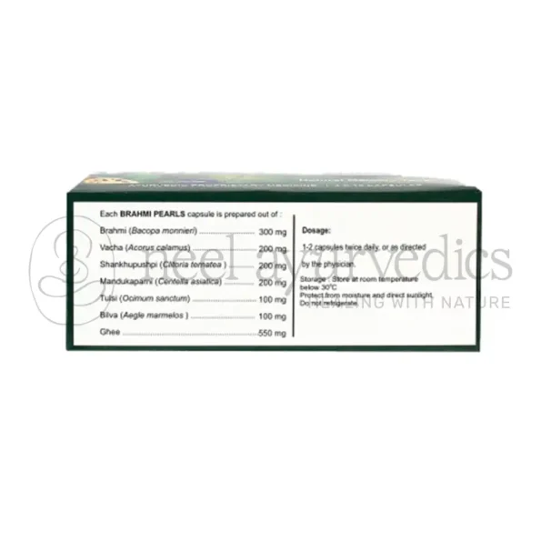 Kerala Ayurveda Brahmi Pearls Capsule – 40 Nos1