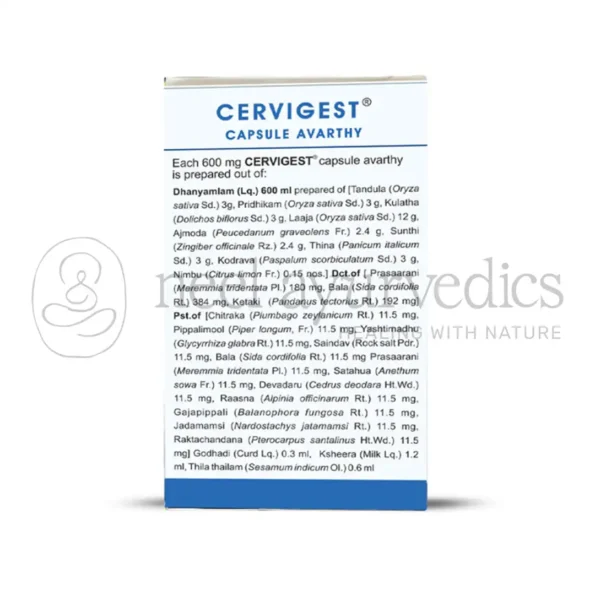 Kerala Ayurveda Cervigest Capsule -100 Cap2