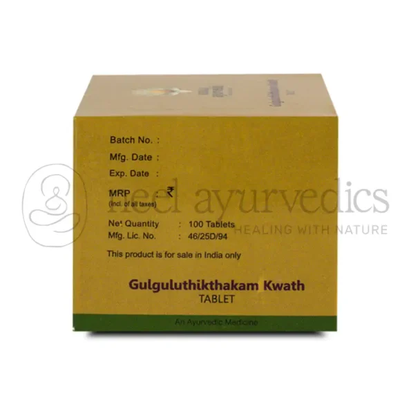 Kerala Ayurveda Gulguluthikthakam Kwath Tablet – 100 Tab2