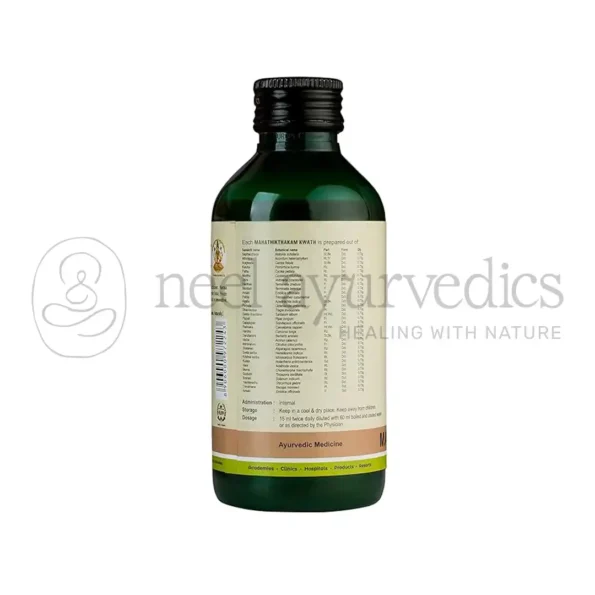 Kerala Ayurveda Mahathikthakam Kwath – 200 ml2