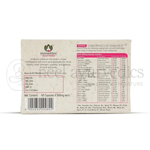 Maharishi Ayurveda Leucomap Capsule – 60 Cap1