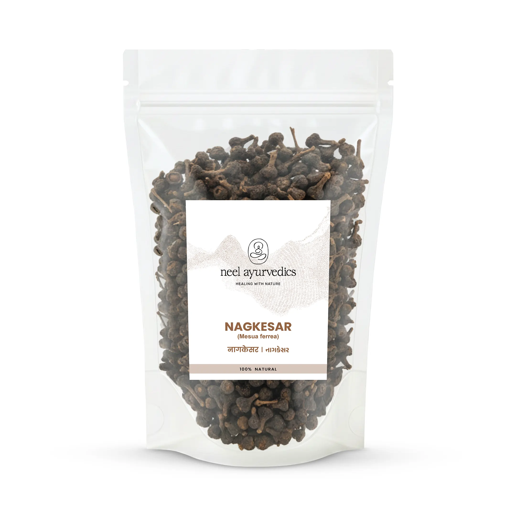 Nagkesar Whole Herb Mockup Neel Ayurvédique Nagkesar