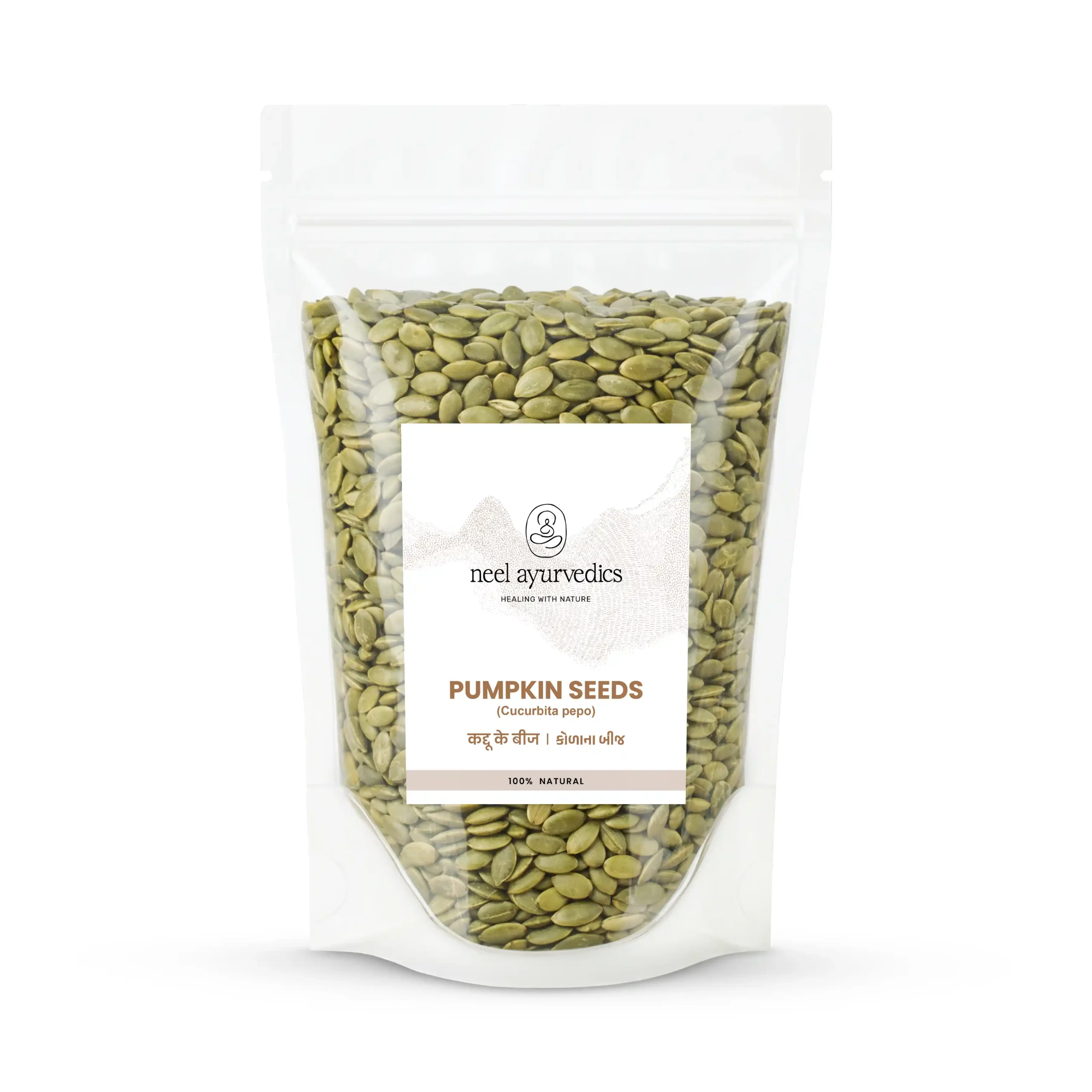 Pumpkin Seeds Mockup Neel Ayurvédique Koda Beej