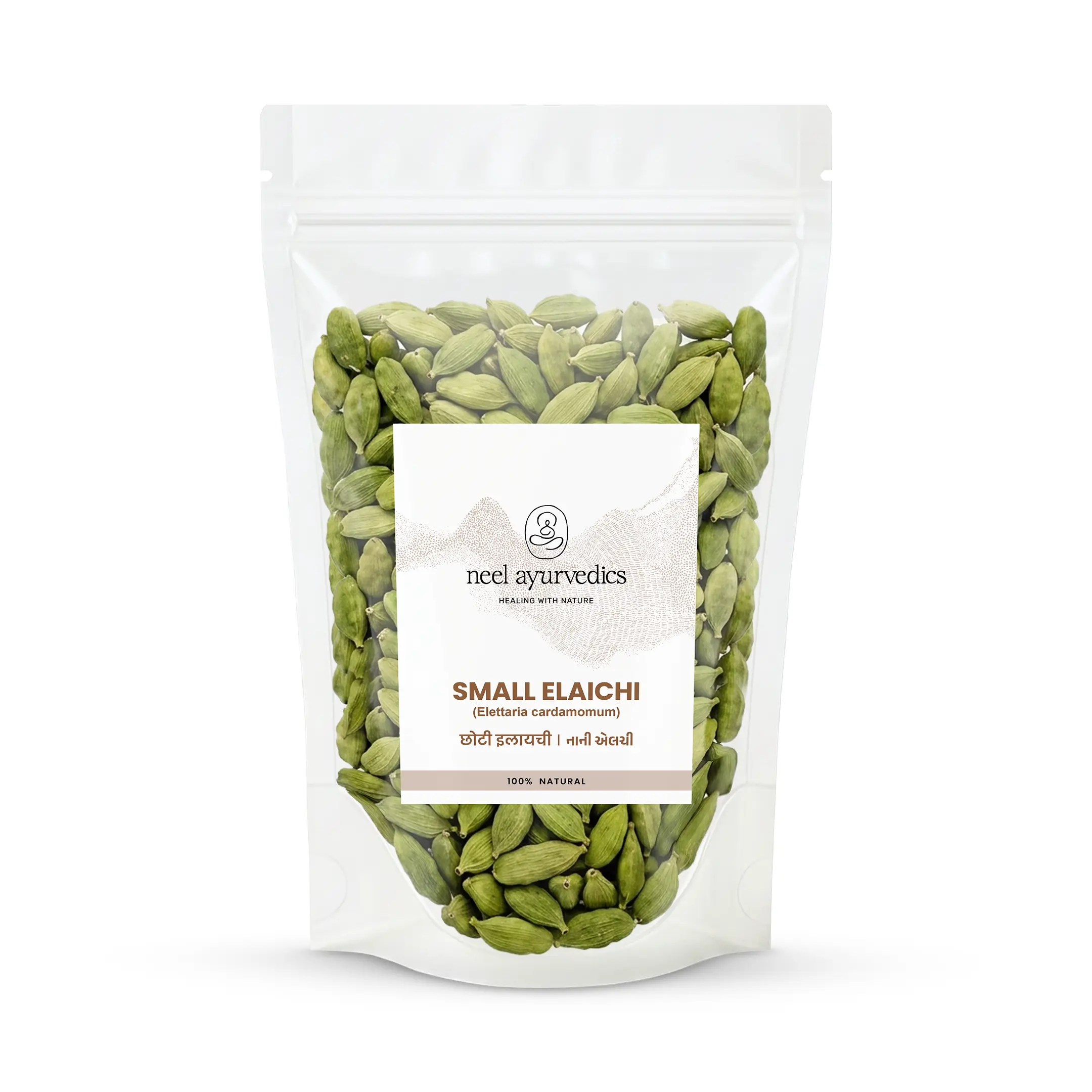 Small Elaichi Whole Herb Mockup Neel Ayurvédique Petit Elaichi