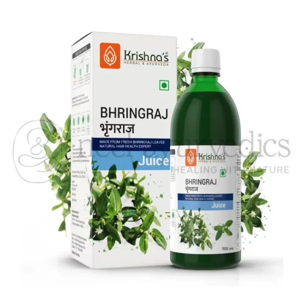 Krishna’s Herbal And Ayurveda Bhringraj Swaras – 500 ML