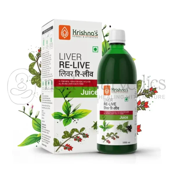 Krishna’s Herbal And Ayurveda Liver Re-Live Juice – 1000 ML