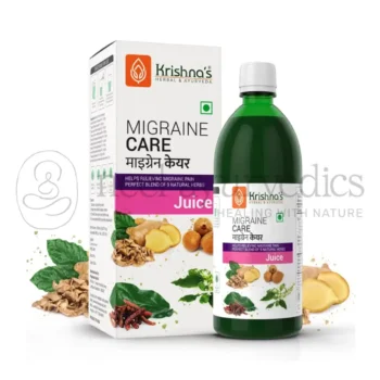 Krishna’s Herbal And Ayurveda Migraine Care Juice – 1000 ML