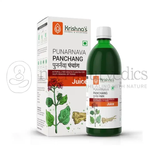 Krishna’s Herbal And Ayurveda Punarnava Panchang Juice – 1000 ML