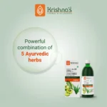 Krishna’s Herbal And Ayurveda Amla Aloe Vera Wheat grass Haldi Tulsi Juice – 1000 ML