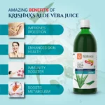 Krishna’s Herbal And Ayurveda Premium Aloe Vera High Fiber Juice – 1000 ML