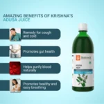 Krishna’s Herbal And Ayurveda Adusa Juice – 1000 ML