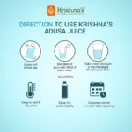 Krishna’s Herbal And Ayurveda Adusa Juice – 1000 ML