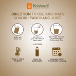 Krishna’s Herbal And Ayurveda Gokhru Panchang Juice – 1000 ML1