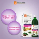 Krishna’s Herbal And Ayurveda Migraine Care Juice – 1000 ML