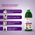 Krishna’s Herbal And Ayurveda Migraine Care Juice – 1000 ML