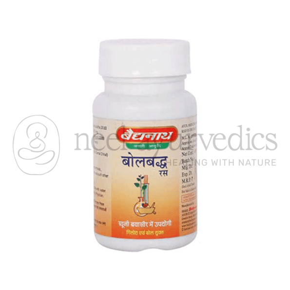 Baidyanath Bolbaddh Ras – 80 Tablets1
