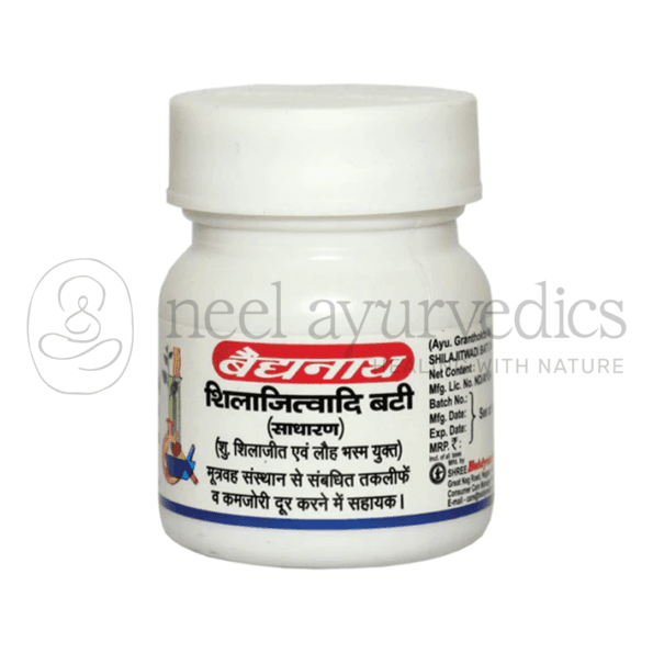 Baidyanath Shilajitwadi Bati(Ord.) – 20 Tablets