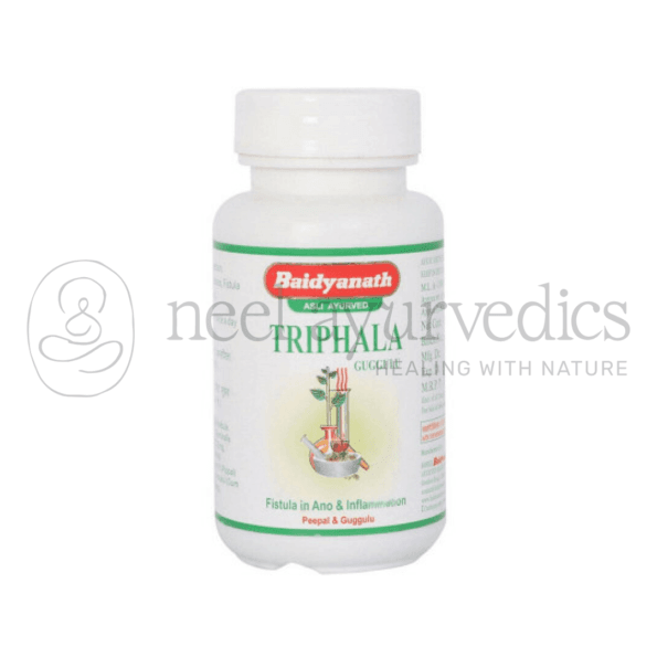 Baidyanath Triphala Guggulu – 80 Tablets
